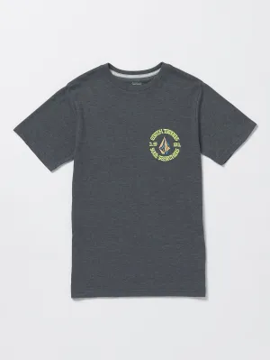 Volcom Visualizer Short Sleeve Tee Dark Black Heather Volcom