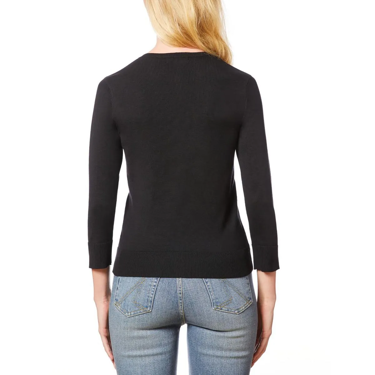 Womens Button Knit Cardigan Sweater