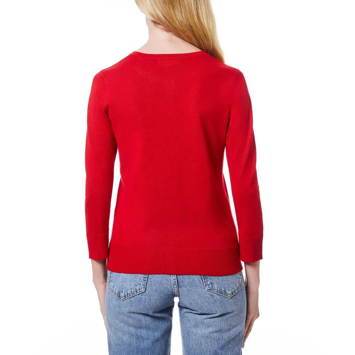 Womens Button Knit Cardigan Sweater