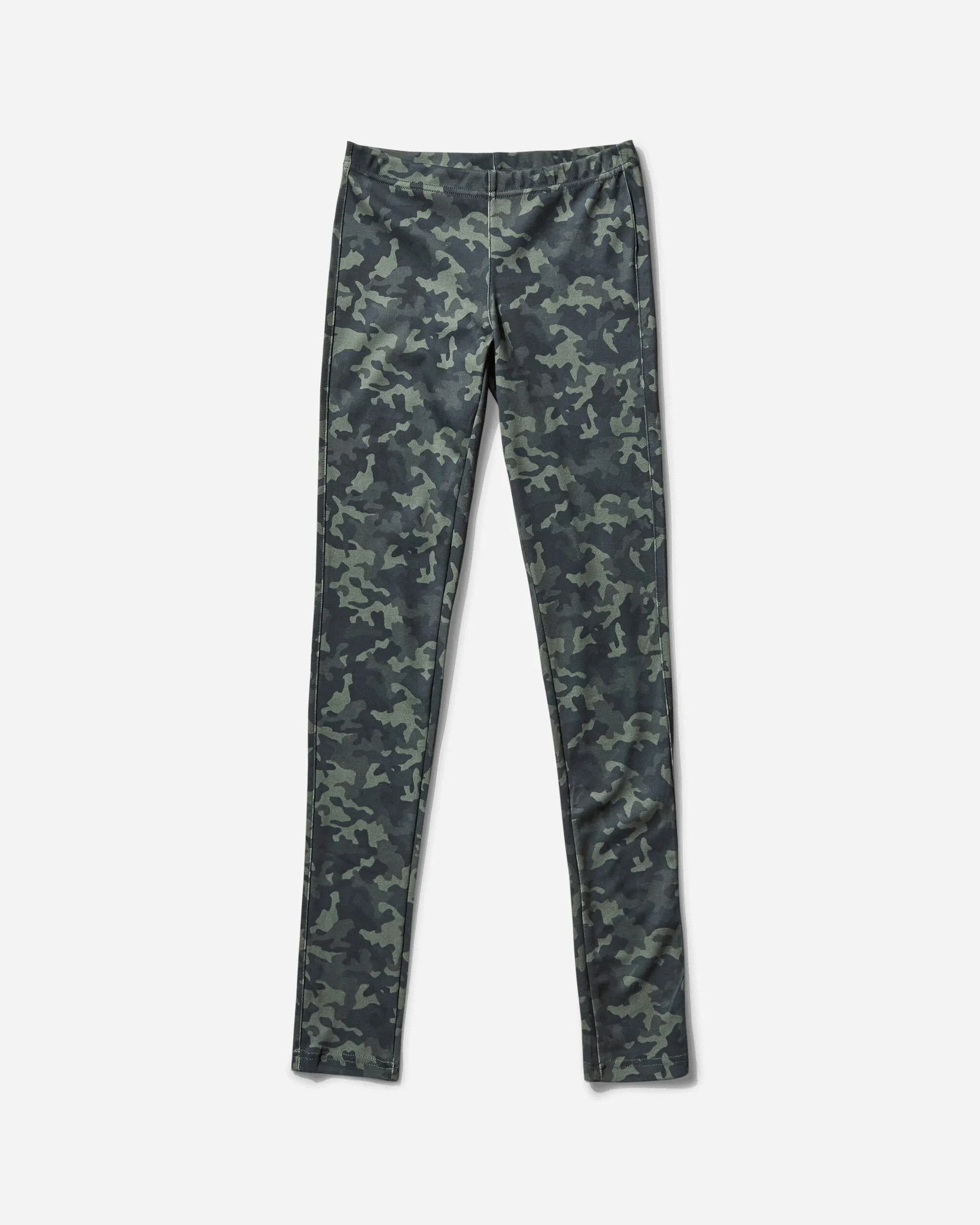 Women's Camo Print Full Length Leggings Green