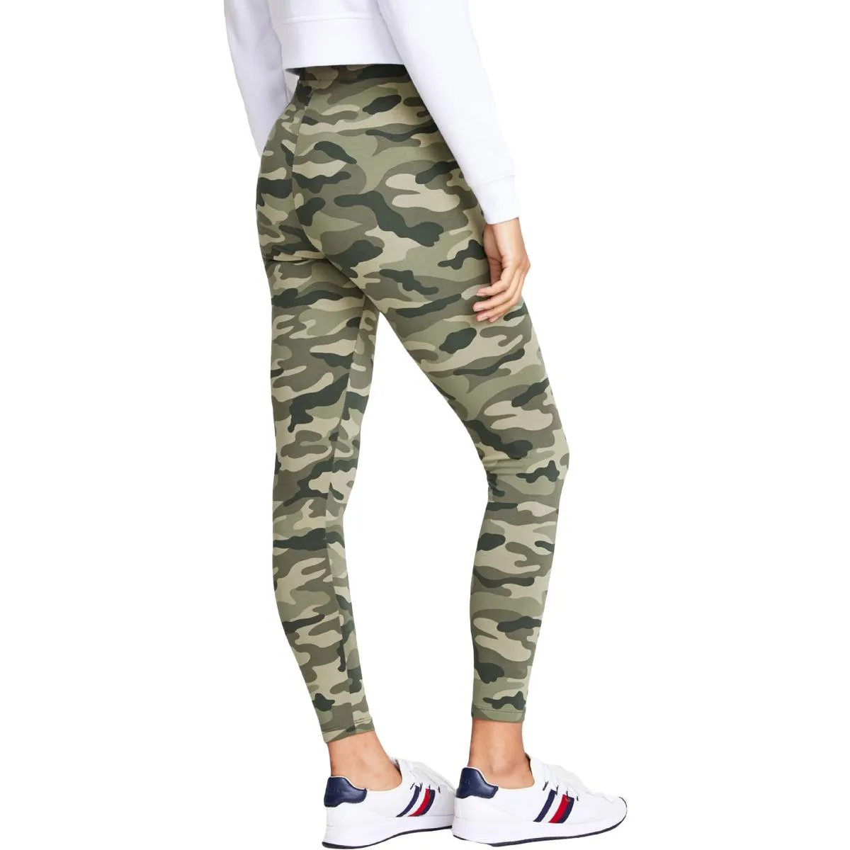 Womens High-Rise Fitness Athletic Leggings