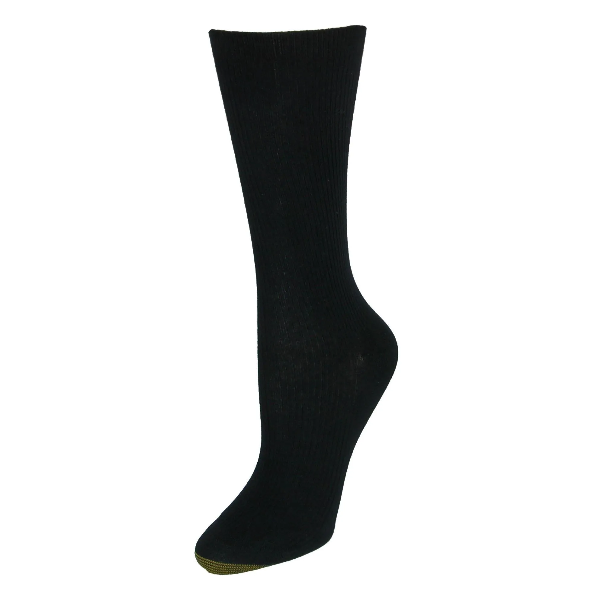 Women's Non Binding Ribbed Crew Socks (3 Pair Pack)