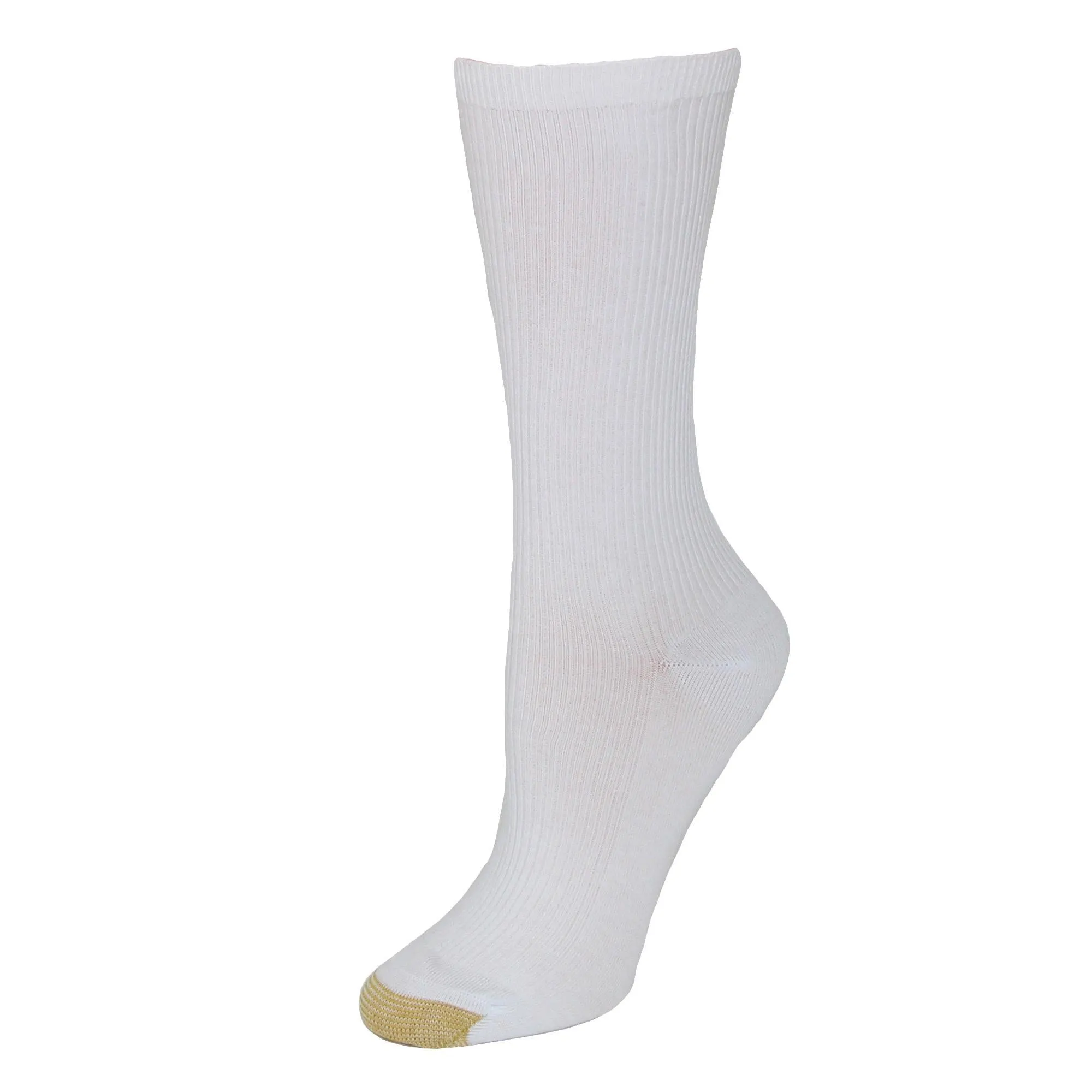 Women's Non Binding Ribbed Crew Socks (3 Pair Pack)