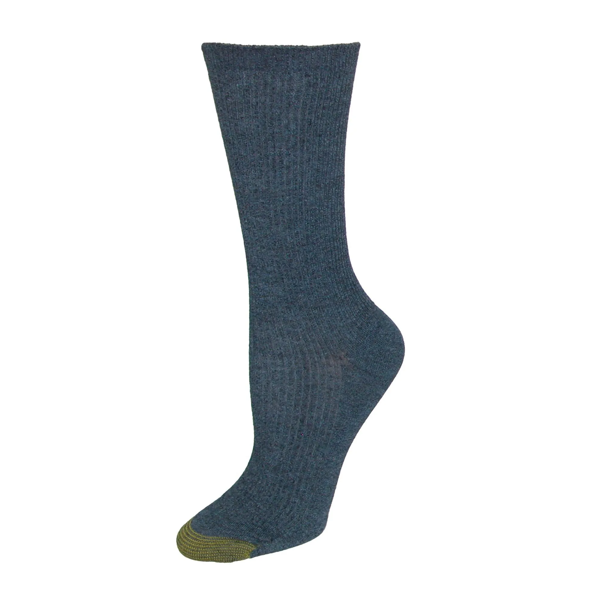 Women's Non Binding Ribbed Crew Socks (3 Pair Pack)