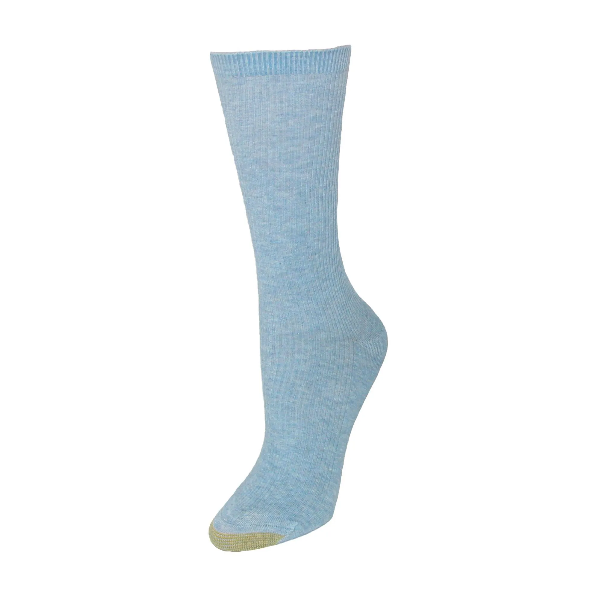 Women's Non Binding Ribbed Crew Socks (3 Pair Pack)