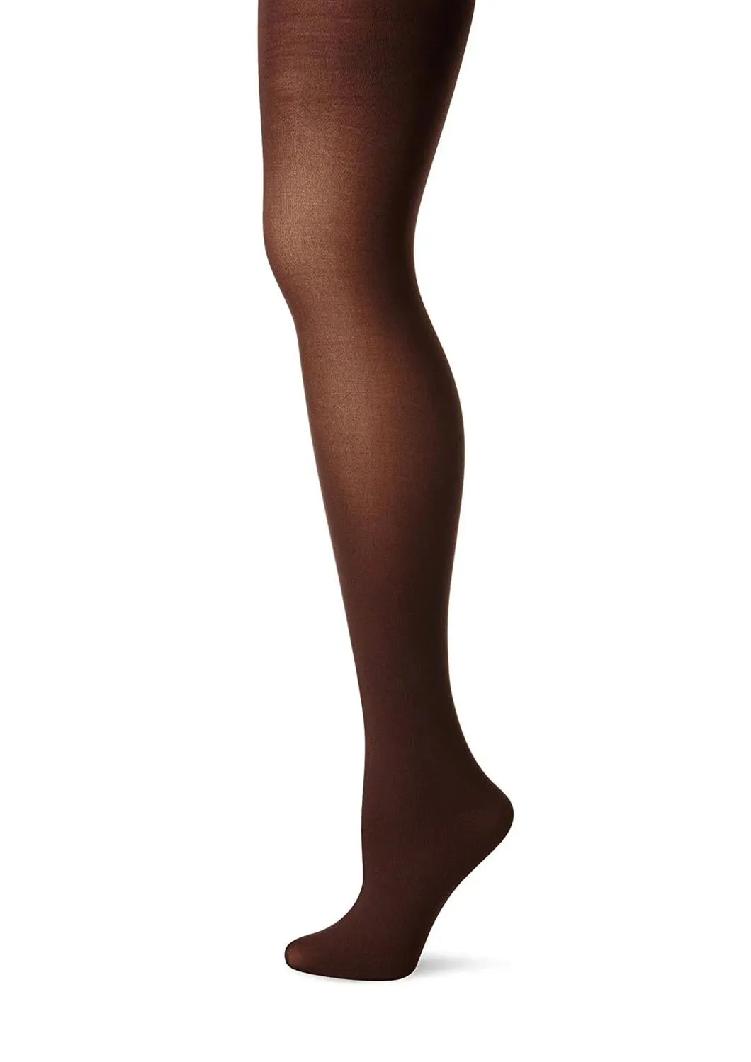 Women's Opaque Sheer To Waist Tight In Espresso