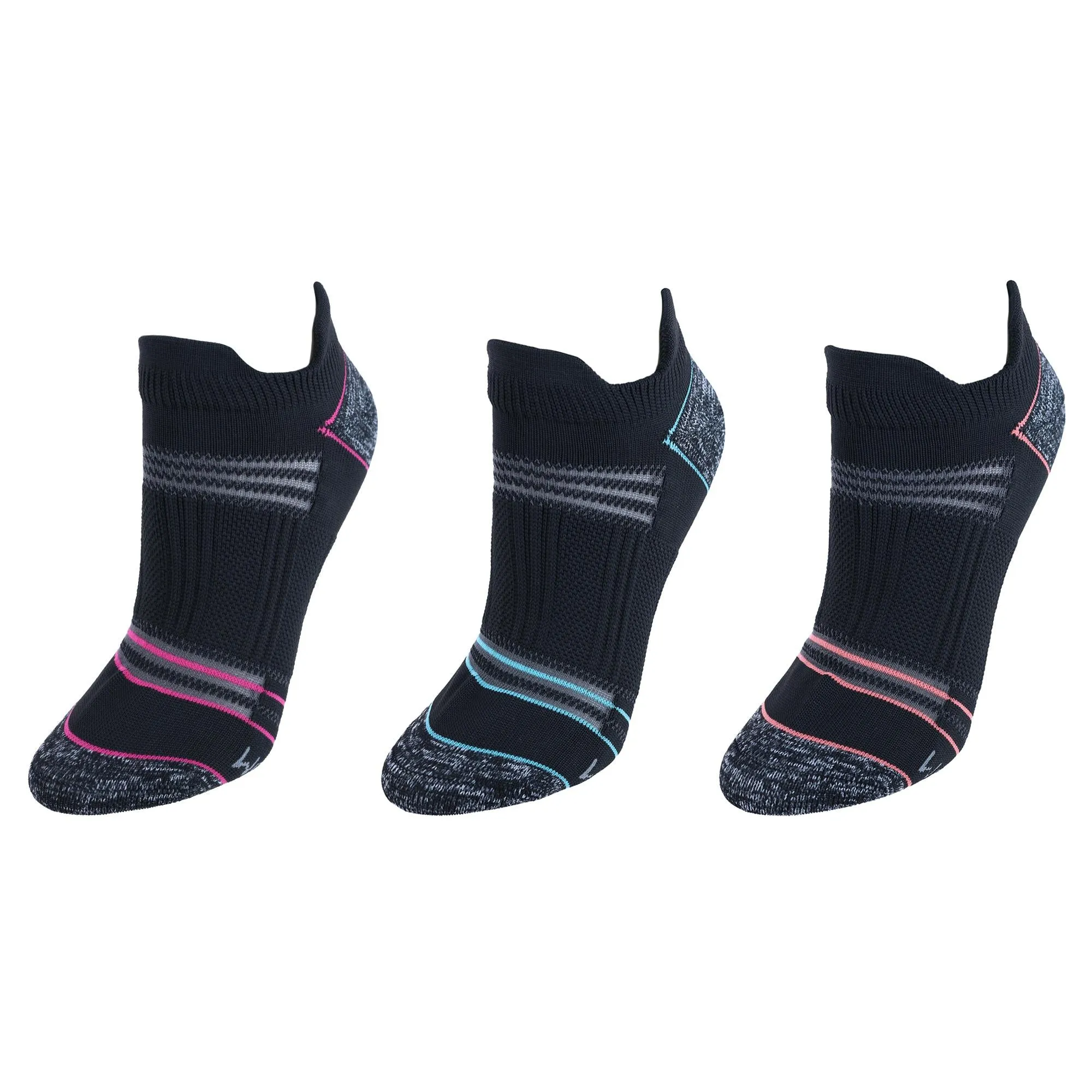 Women's Premium Seamless No Show Tab Socks (3 Pack)