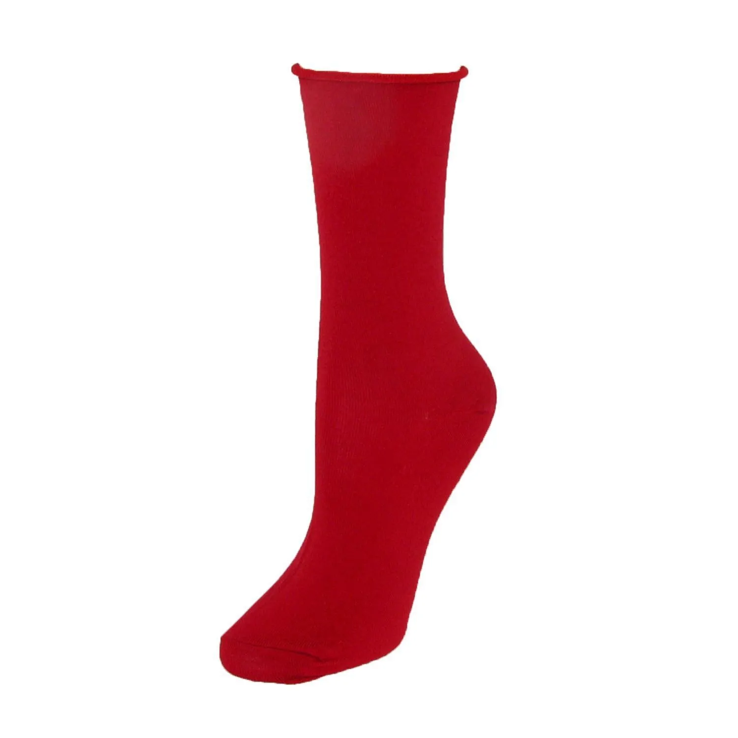Women's Rayon from Bamboo Trouser Roll Top Sock