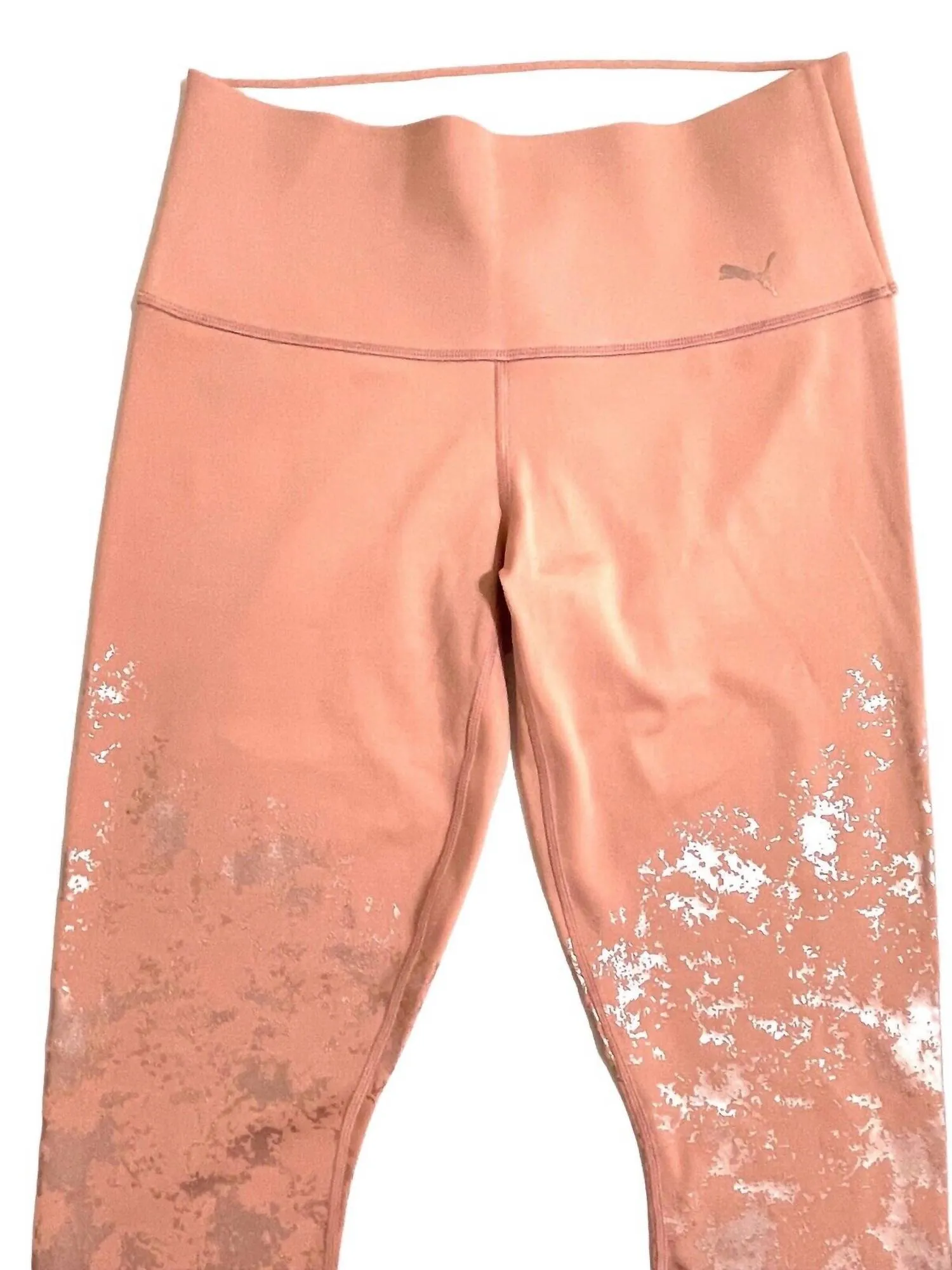 Women's Rose Foil Leggings In Pink