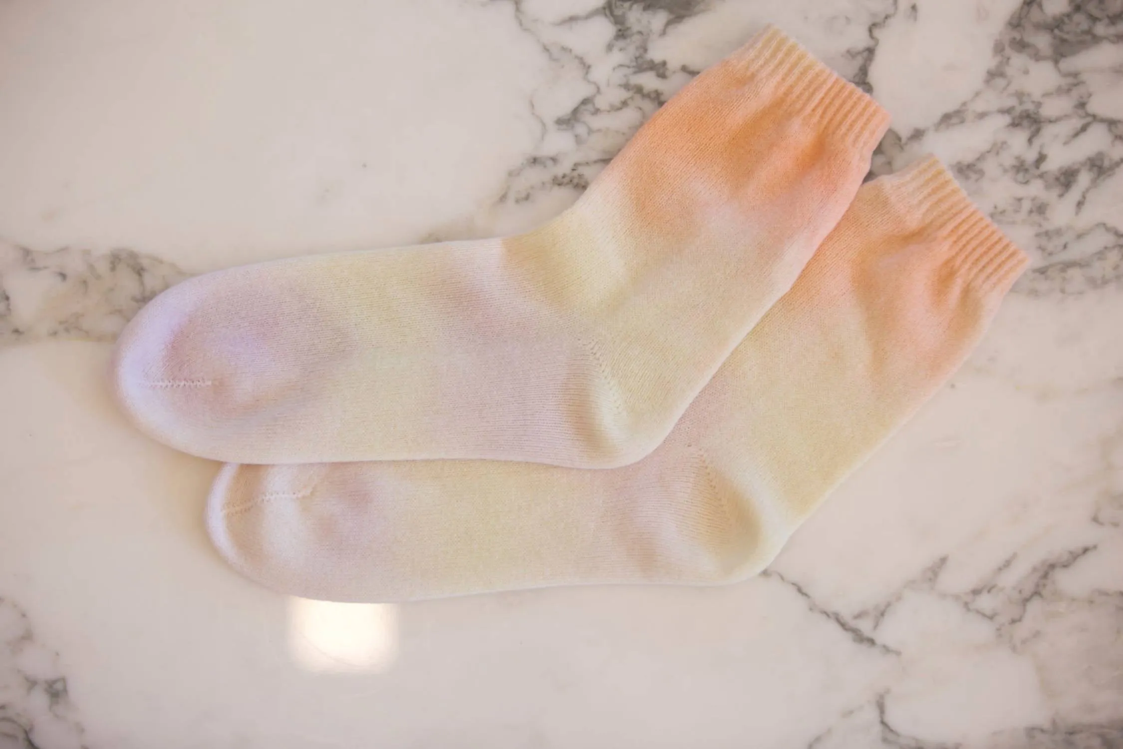 Women's Tie Dye Long Socks In Pastel Dream