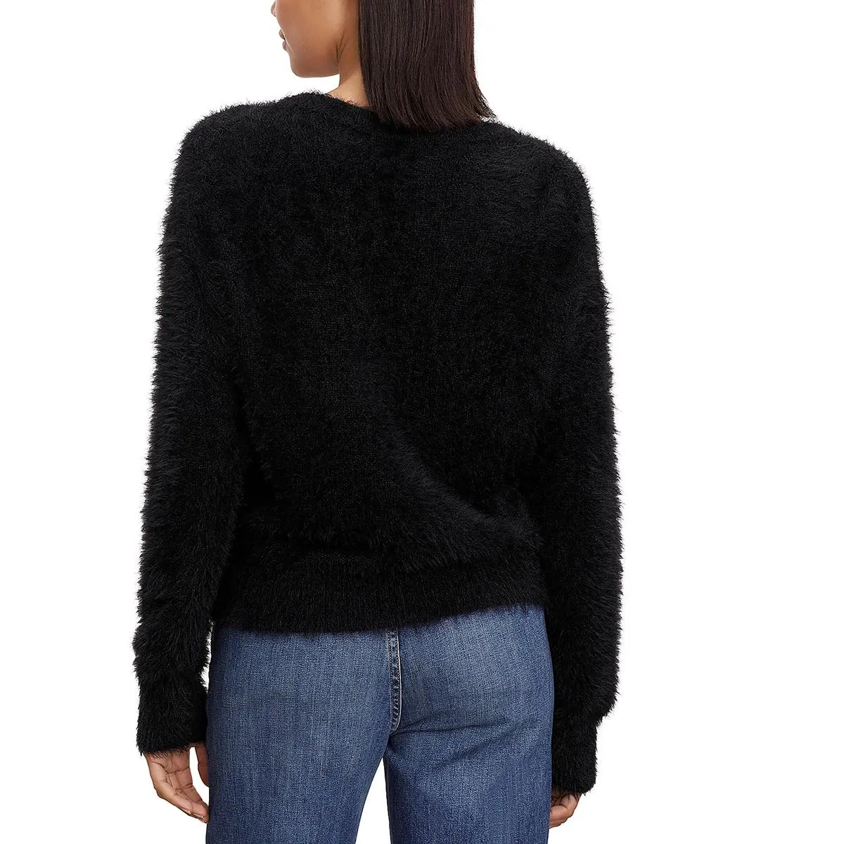 Womens V-Neck Long Sleeves Cardigan Sweater