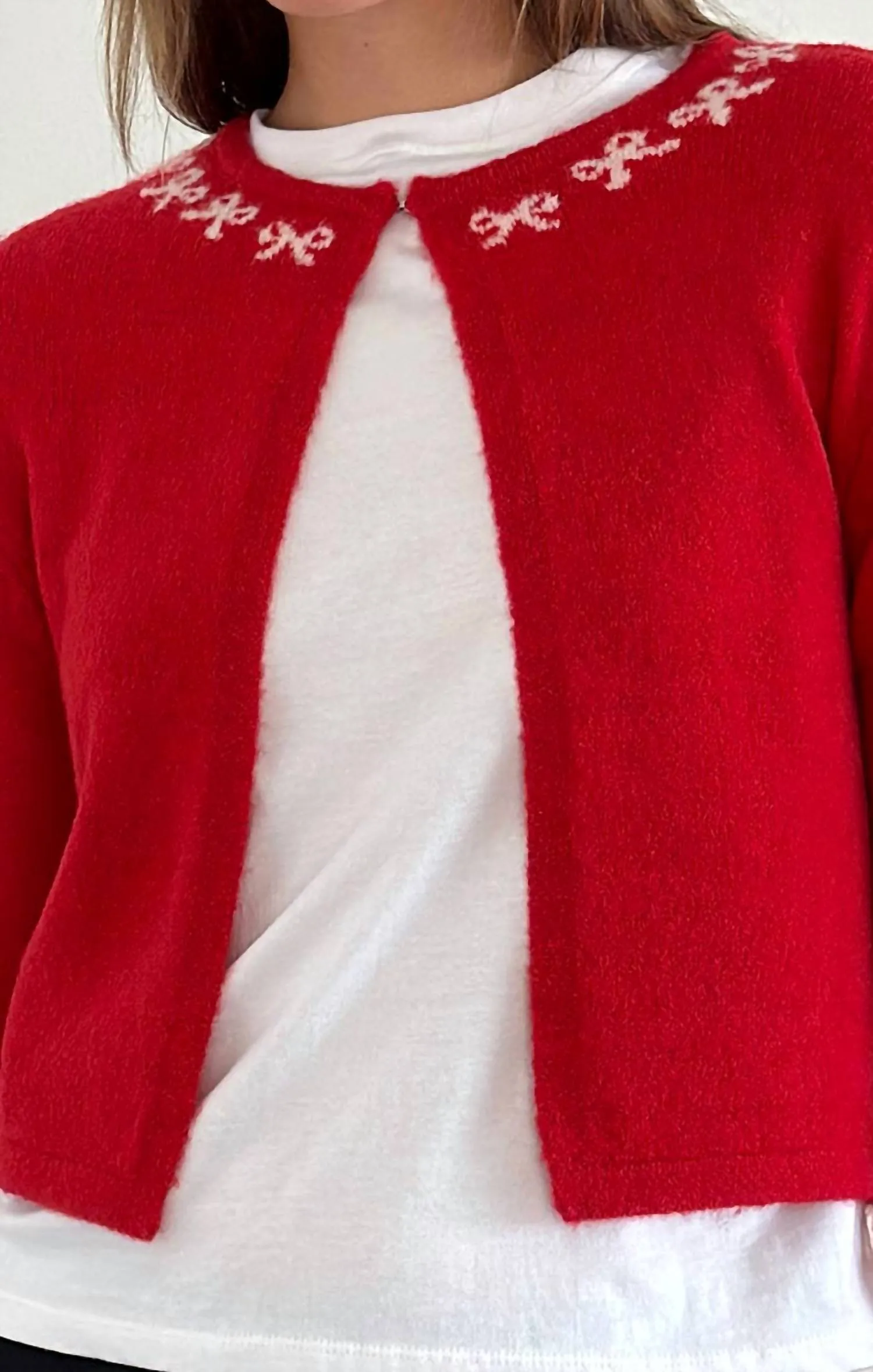 Wunara Cardigan In Red