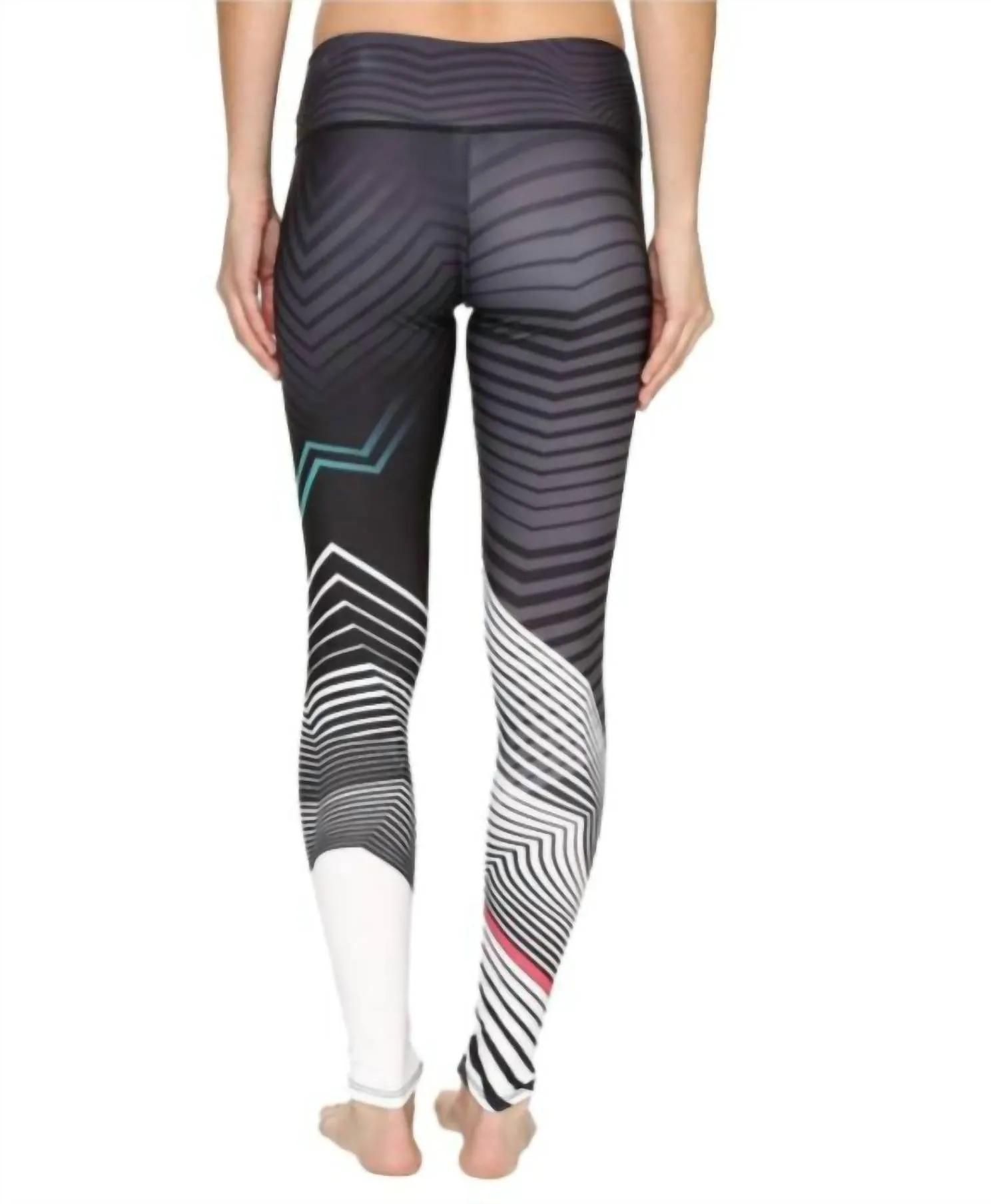 Yoga Graphic 229 New Moon Print Leggings In Multicolor