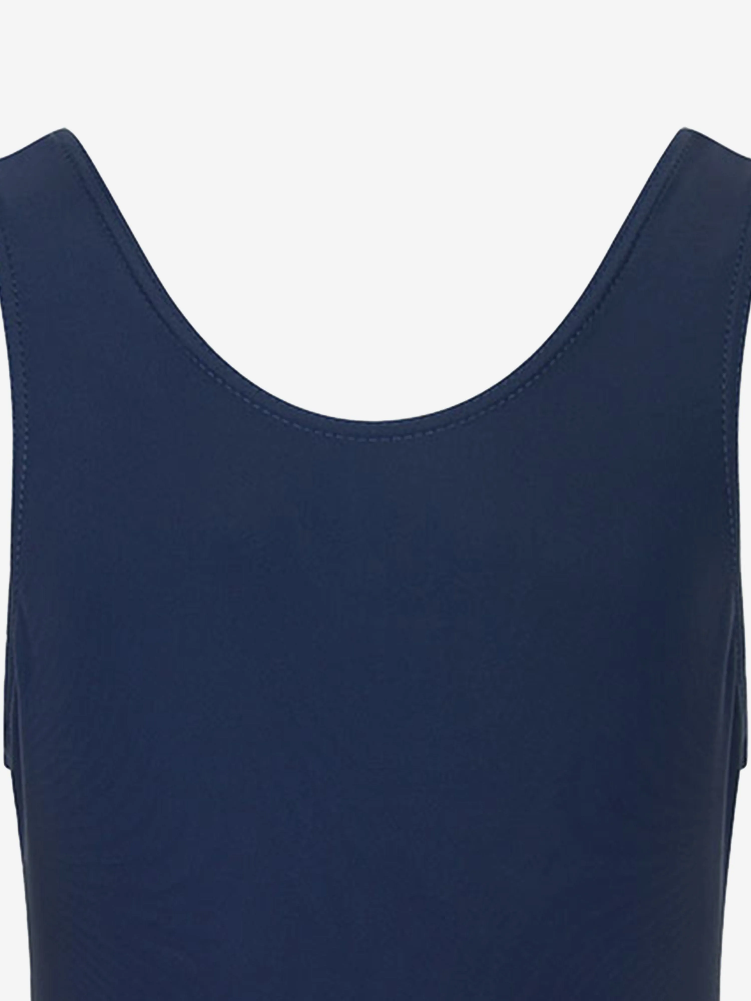 Zeco Girls School Elastane Swimming Costume in Navy