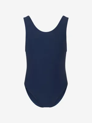 Zeco Girls School Elastane Swimming Costume in Navy