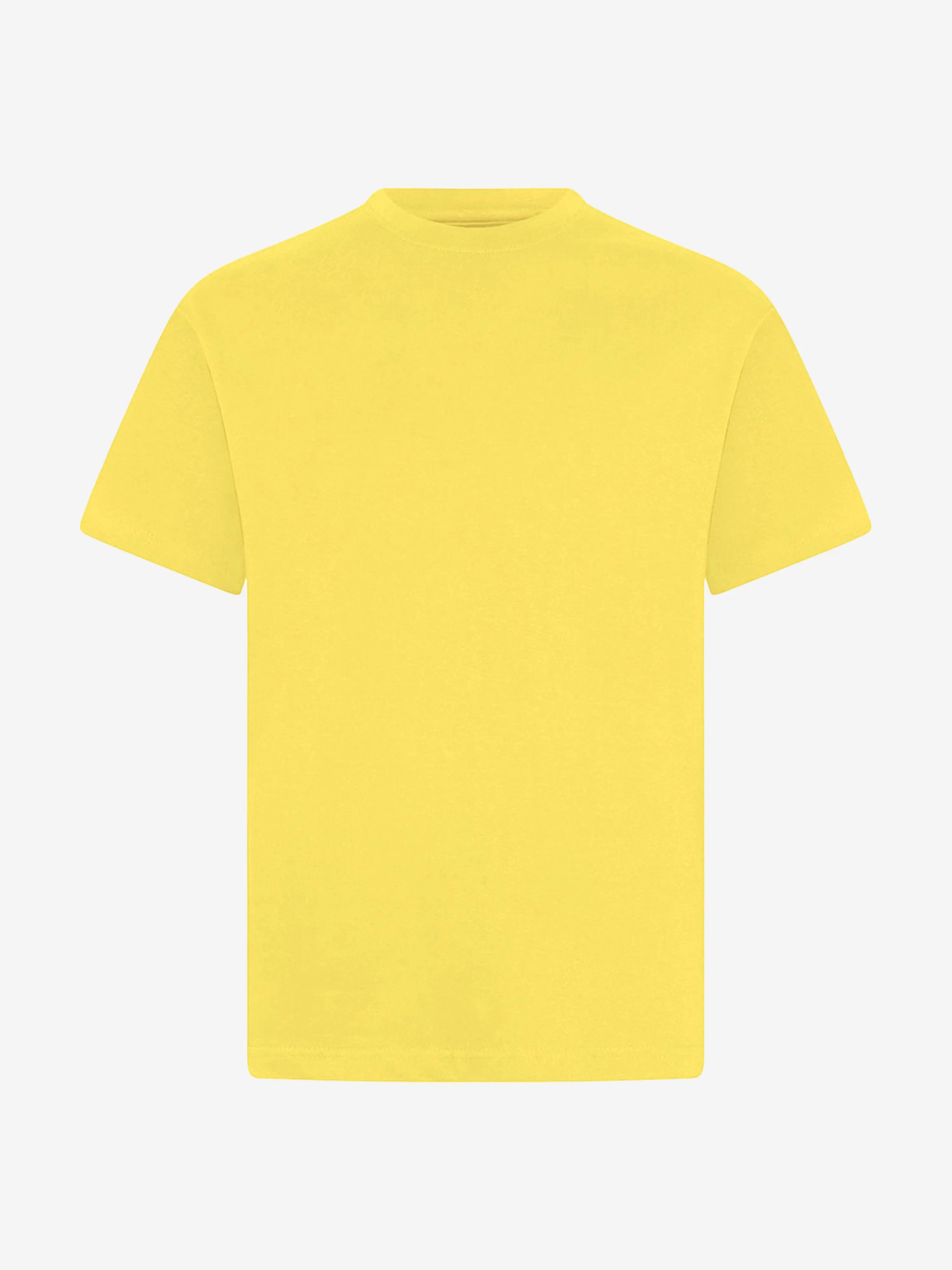 Zeco Kids School Crew Neck T-Shirt (Twin Pack) in Yellow