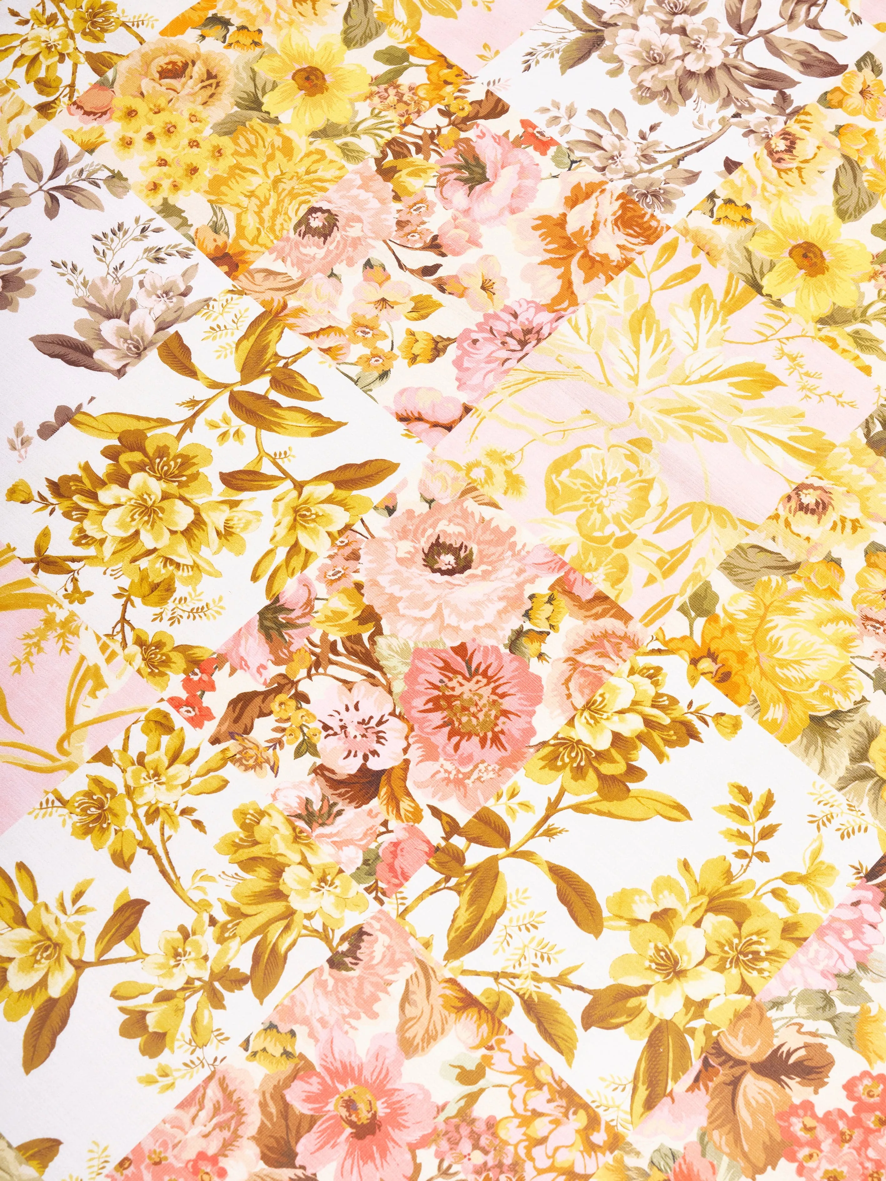 Zimmermann Girls Patch Floral Towel in Yellow